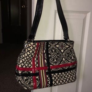 🍁2/$30 Vera Bradley purse half leather material